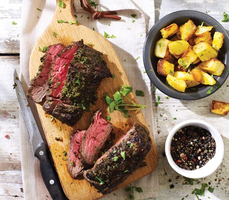 Bavette Steaks with Chimichurri Sauce