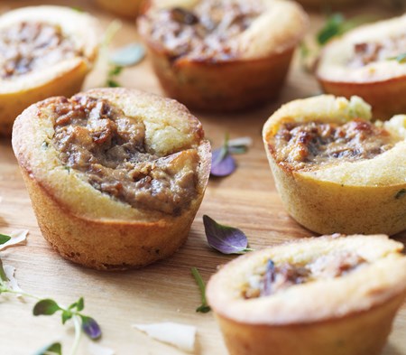 Goat's Cheese & Red Onion Marmalade Muffins
