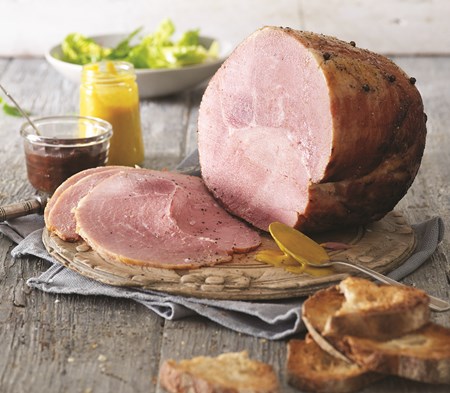 Honey-Roasted Gammon Studded with Cloves