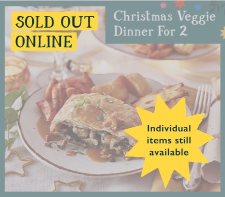 Christmas Veggie Dinner for 2