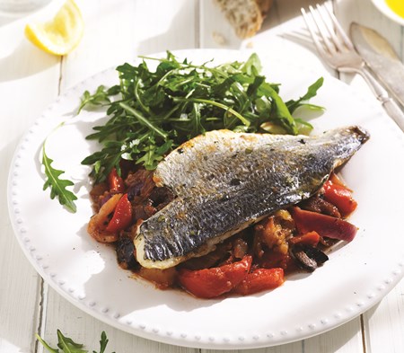 Sea Bream with Mediterranean Vegetables