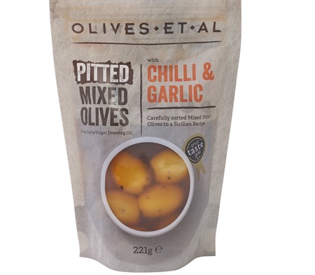 Pitted Classic Olives Chilli & Garlic