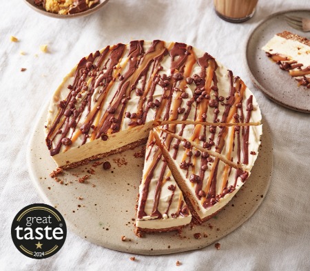 Salted Caramel, Chocolate & Honeycomb Cheesecake