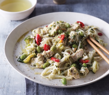 Green Thai Chicken Noodles Green Thai Chicken Noodles