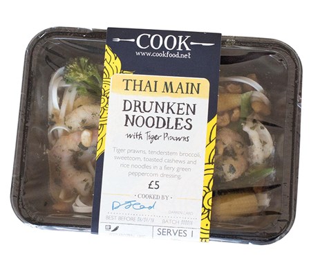 Drunken Noodles with Tiger Prawns Drunken Noodles with Tiger Prawns