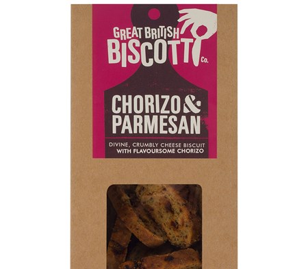 Great British Biscotti Co - Chorizo and Parmesan Savoury Biscotti