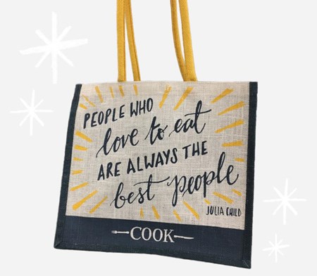 COOK Jute Bag Quote