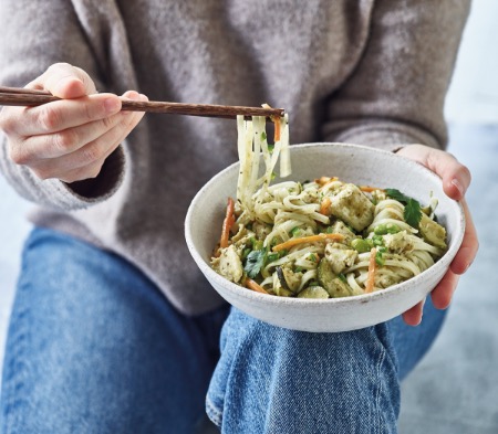 Green Thai Chicken Noodles