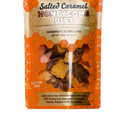 Salted Caramel Honeycomb Dips 
