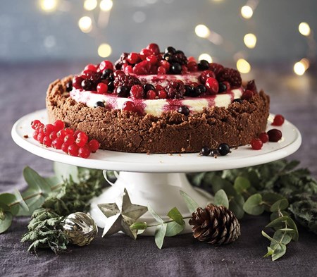 Triple Tier Black Forest Cheesecake