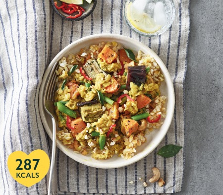 Sweet Potato & Aubergine Sri Lankan Curry