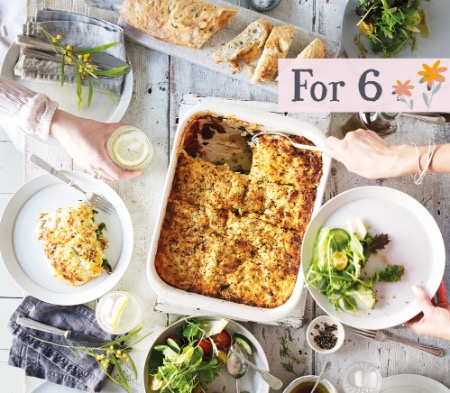Veggie Lasagne & Garlic Ciabatta image