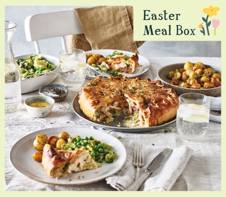 Easter Chicken Pie Meal Box for 6