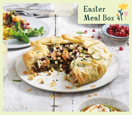 Easter Filo Lamb Pie Meal Box for 6