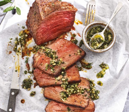 Spiced Beef Rump with Chimichurri