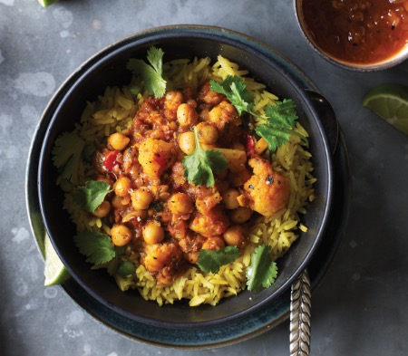 Roasted Vegetable & Chickpea Curry