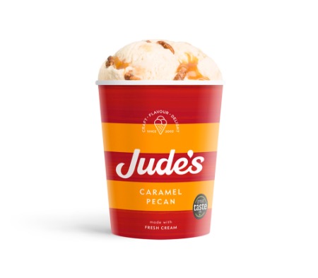 Jude's Caramel Pecan Ice Cream