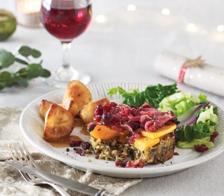 Butternut Squash Nut Roast Stacks Butternut Squash Nut Roast Stacks