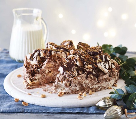 Chocolate & Hazelnut Meringue Parfait