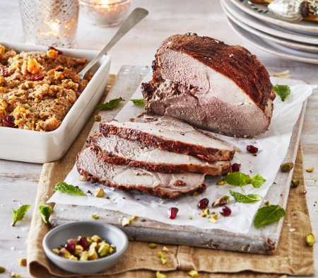 Spiced Leg of Lamb with a Moroccan Jewelled Stuffing
