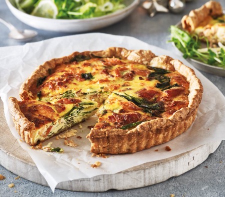 Kiln-Roasted Salmon Quiche