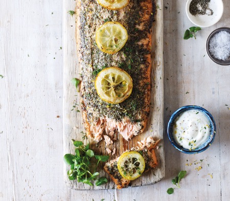 Side of Scottish Salmon with Lemon & Dill