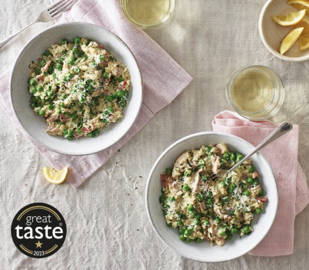 Chicken, Pea & Bacon Risotto