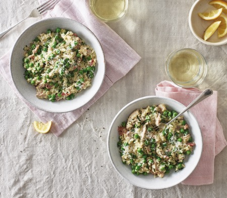 Chicken, Pea & Bacon Risotto