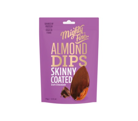 Mighty Fine  Almond dips - Dark Chocolate 