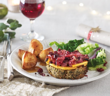 Butternut Squash Nut Roast Stacks