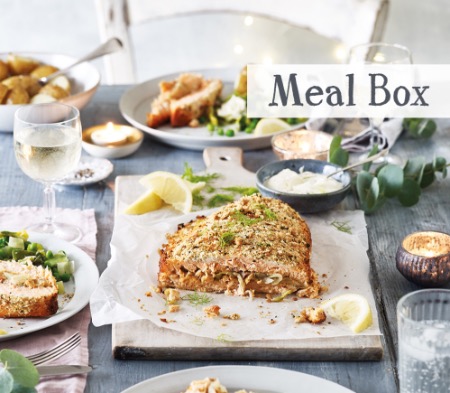 Salmon with Fennel & Crab Meal Box for 4 image