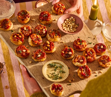 Tomato & Pine Nut Tarte Tatins