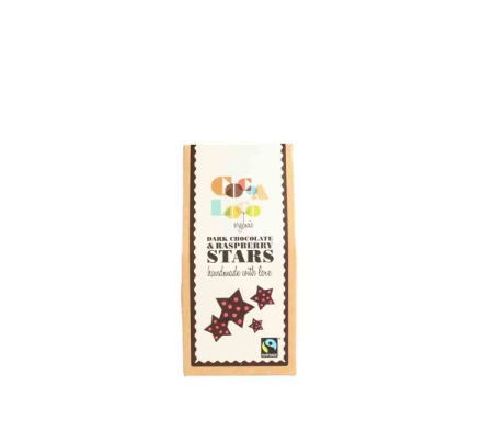 Cocoa Loco Dark Chocolate Raspberry Stars 