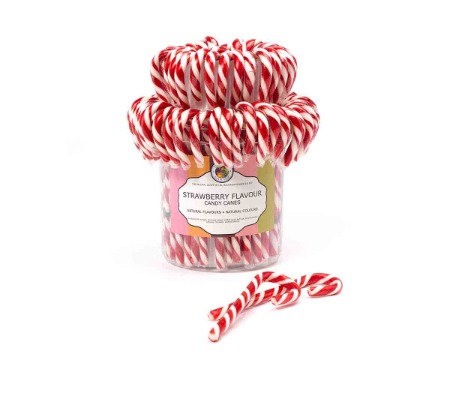 Natural Candy Canes - Strawberry