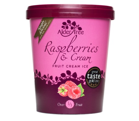 Alder Tree Raspberry Ice Cream