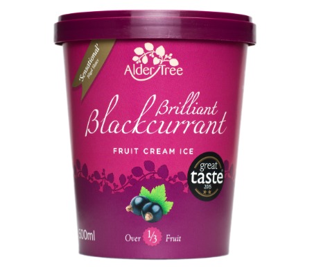 Alder Tree Blackcurrant Ice Cream