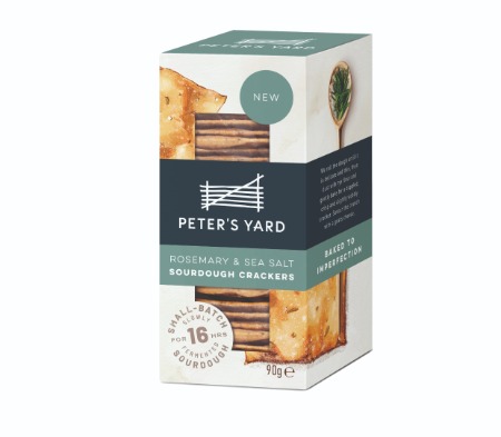 Peters Yard - Rosemary & Sea Salt sourdough crackers