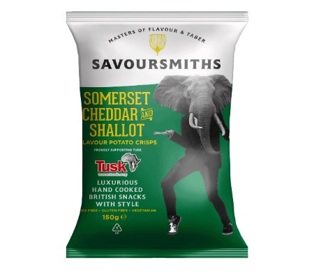 Savoursmiths - Somerset Cheddar and Shallot Crisps