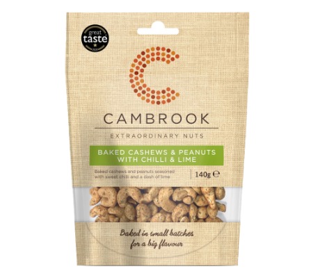 Cambrook - Baked Cashews & Peanuts with Chilli & Lime
