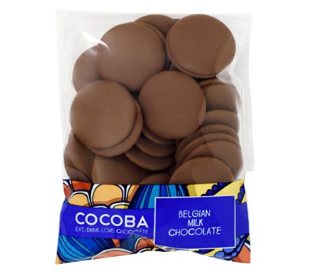 Cocoba Belgian Milk Chocolate Buttons Cocoba Belgian Milk Chocolate Buttons