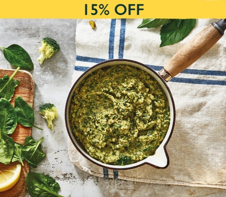 Pesto, Broccoli & Spinach