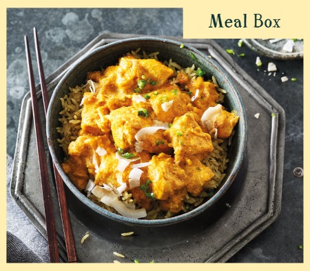 Indian & Thai Meal Box for One