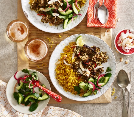 Pulled Beef Rendang & Turmeric Rice