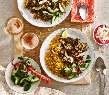 Pulled Beef Rendang & Turmeric Rice