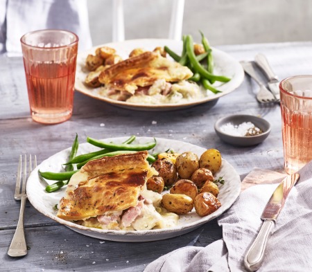 Chicken, Ham & Leek Pie