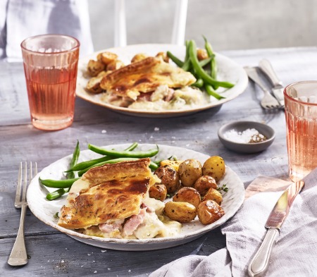 Chicken, Ham & Leek Pie