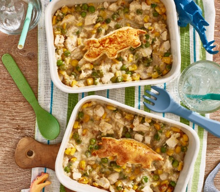 Kids Chicken Dinosaur Pie Kids Chicken Dinosaur Pie