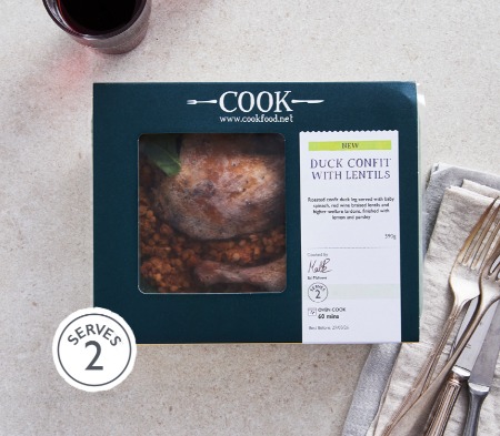 Duck Confit with Lentils