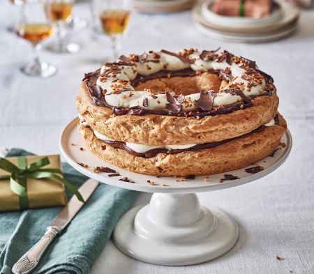 Chocolate & Hazelnut Choux Ring