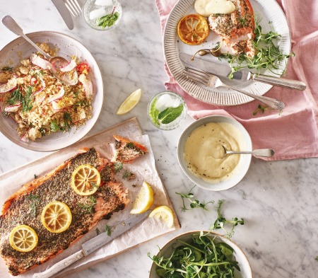 Side of Scottish Salmon with Lemon & Dill